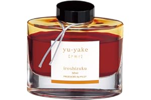 Pilot Iroshizuku 69210 - Tinta de pluma estilográfica Yu-Yaki Sunset Orange (50 ml)