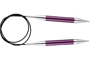 KnitPro Zing: Ferri da Maglia: circolari: fissi: 100 cm x 10,00 mm, Alluminio, Multicolore