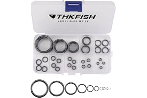 THKFISH Fiskspö reparationsset fiskespö guide ring keramik fiskespö fiskespö fiskespö 40 stycken