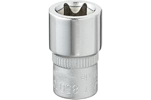 Hazet 850-E12 25 mm E 12 Torx-profiluttag – krompläterad/polerad