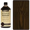 Littlefair's Wood Stain Water Based - 1 LTR - Indoor Furniture Stain Light & Dark Finishes - Special Non Toxic & Eco Friendly Formula - Wood Stain for Crafts - Colour: English Oak