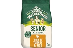 James Wellbeloved Dog Senior Hypoallergenic Dry Food Turkey and Rice 2 kg
