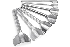 Bzocio 7 SttCk BogenffRmiger Lederhandwerk Stanzen 1/4 Runder Leder Cutter Stanzen ffr Basteln Gurt GGRtel, Brieftasche und Tasche, 10-40 Mm