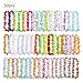 Produktbild 50 Stücke Hawaii Blumen Halskette Hawaii Ketten, Tropische Hawaiian Luau Blume Lei Garland Hawaiian Halskette Set Für Luau Sommer Beach Party Hochzeit Strand Geburtstag Dekorationen