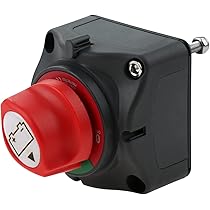 Bolatus Batterie Trennschalter 12V-48V - Wasserdicht & Einfach Zu Installieren