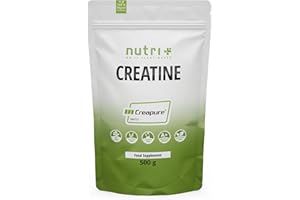 ‎NUTRI + Nutri + Creapure 500g - Creatin Monohydrat Pulver - 100% rein - Ultrafeines Kreatin Neutral hochdosiert - Creatine Powder Vegan aus Deutschland