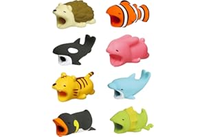 FDCGAS Protezioni per Cavi,10 pcs Protezioni per fili elettrici,Cable Protector,Protezioni per Cavi di Ricarica,Protezione per Cavo per Morso per Cavo Animale per Tutte Le Linee Dati del Cellulare