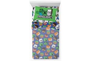 LOVETESSILE Avventure Virtuali: Completo Letto Singolo Minecraft per Notti Creative e Divertenti!