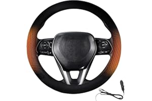 GENERIC Heated Steering Wheel Cover, 2026 New Steering Wheel Heater, Car Steering Wheel Warmer Hand Warming Protector Fits for Sedans, SUVs and Trucks (1 PCS)
