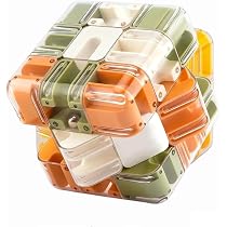 3D Labyrinth Kugel Komplexes Puzzle Mit Rollenden Kugeln,8.5CM Großer