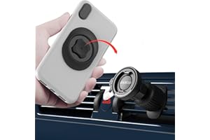 sincetop Montaż telefonu samochodowego na wentylację Car Vent z hakami blokującymi, uchwyt na telefon do poziomych żaluzji wentylacyjnych, montaż i demontaż telefonu jedną ręką【Seria C - 1. Generacja】