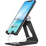 Gritin Phone Stand, Adjustable Phone Desktop Holder, Aluminum Phone Dock Cradle for iPhone 12 Mini, 12 Pro Max, 11 Pro, XR X 
