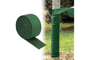 NUTKIT Rolki do owijania drzewa, ogrodowa rolka chroniąca przed mrozem, pokrowce chroniące przed mrozem, na zimę, utrzymywanie roślin ogrodowych w cieple i nawilżaniu - 1 rolka x 12 cm x 20 m