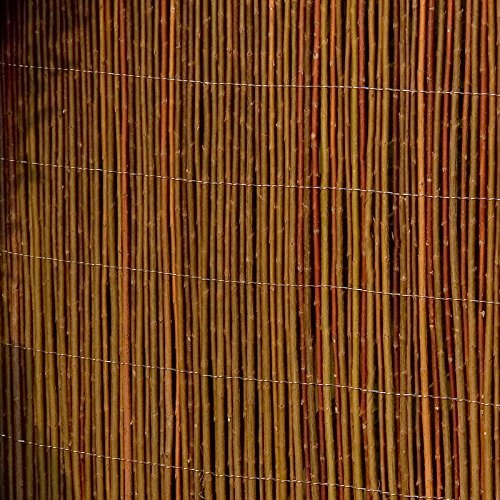 Weidenmatte Sichtschutz Weide Sichtschutzmatte 0,9x3m (HxB) pflegeleicht und Witterungsbeständig, Naturprodukt! - 3