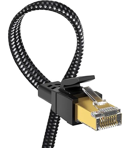 Nippon Labs CAT.6A Armored Ethernet Cable - 5ft Weatherproof Gigabit LAN Network Cable