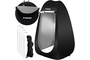 TRIZAND 23492 Tente de plage mobile avec sac de transport étanche opaque Pop Up Tente d'extérieur