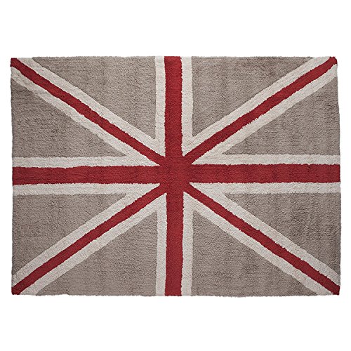 Lorena Canals Washable Rug (Flag Linen/Red)