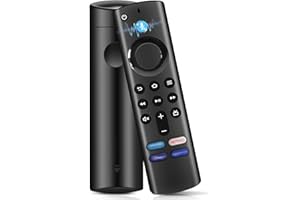 QUEVATI Telecomando Vocale Sostitutivo(3 Gen) Compatibile per Amz F-i-r-e TV S-ti-ck 2nd Gen e 3rd Gen,Lite,4K,4K Max,Smart TV Cube 2nd e 3rd Gen, Con Funzione Bluetooth e 4 Tasti di Scelta Rapida