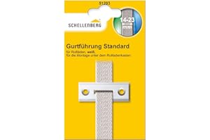 Schellenberg 51203 Glissière pour sangle rectangulaire Blanc