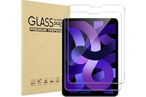 ProCase 2 Stück Schutzfolie für 10,9 Zoll iPad Air 5. / 4. Generation 2022/2020, iPad Pro 11 Zoll (4th / 3rd / 2nd / 1st) Gen. 9H Displayschutzfolie Gehärtetes Glas Screen Protector Folie –Klar