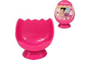 LEOTUBE Leo Tube Desktop Dock Cradle Stand für Tamagotchi Pix Interaktive Haustiermaschine mit Kamera, Halter Ständer kompatibel mit New Tamagotchi Pix Elektronisches Haustierzubehör (nur Halterung) (Rosa)