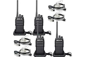 Retevis RT617 Walkie Talkie med Headset, PMR Radio Licensfri, Lång Räckvidd, 16 Kanaler, VOX, Radiouppsättning, Kan Byggas om