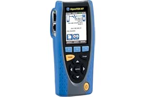 TREND Networks | R156005 | SignalTEK NT | Touchscreen Copper & Fibre Network Transmission & Bandwidth Tester Kit | Troubleshoot Data Cabling & Ethernet Network Issues