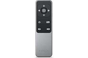 ‎SATECHI SATECHI Multimedialny Pilot Bluetooth R2 - Tryb Prezentacji I Mediów- Dla MacBook Pro/Air M2/ M1, iPad Pro/Air M2/ M1, Mac Mini M2, iMac M1 I Innych (Niekompatybilny z Windows 10/11)