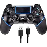 SADES PS4 Wireless Controller, C200 Gamepad DualShock 4 Console for Playstation 4 Touch Panel Joypad with Dual Vibration Game