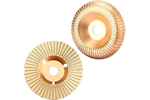 ASNOMY 2 Szlifierka do drewna Ø 125 mm x 22 mm, drewniana tarcza ścierna, koła do szlifierki kątowej 125 mm, tarcze do szlifowania drewna z węglika wolframu do kształtowania, szlifowania i cięcia