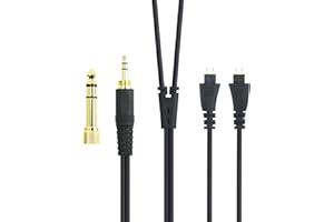 HansnBy Ersatz-Audio-Upgrade-Kabel, kompatibel mit Fostex TH-900 MKII, TH610, TH900 MK2 Premium-Kopfhörer mit 6,35-mm-Adapter 1,2 Meter/4 Fuß