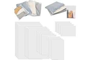 OTYMIOW Buste per Indumenti 20PZ Sacchetti Vestiti Viaggio 5 Dimensioni Buste per Vestiti Sacchetti da Viaggio con Zip Sacchetto Impermeabile Organizer per Sacchetti per Valigia Viaggio con Cerniera