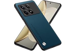 RankOne Etui kompatybilne z Poco X6 Pro 5G (6,67"), odporne na uderzenia silikonowe etui na telefon komórkowy - szafirowe