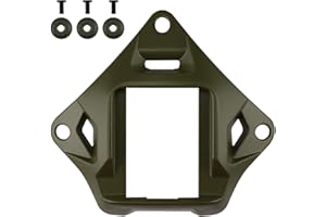 WLXW Tactical Helmet NVG Mount Shroud Steel Sportkamerahalterung Für ACH/Mich/OPS-Core/Fast Helm
