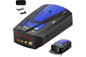 VIHBRAI Speed Camera Detectors, 360° Radar Detector for Cars, Car Radar Detector with 360° Real Time Voice Alerts, Quick Reaction, Enhanced Vehicle Safety