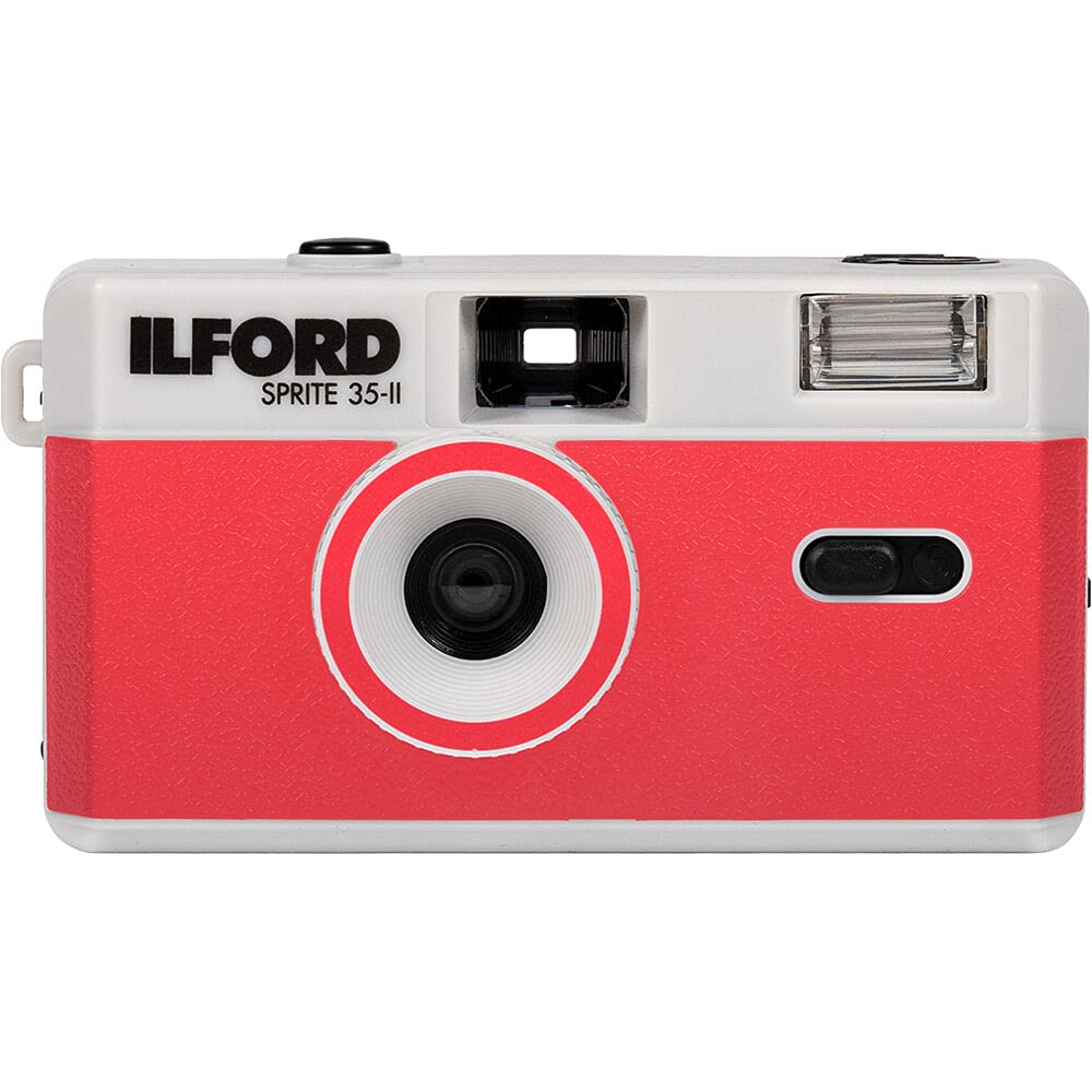 2005169 ILFORD SPRITE-35 II Camera Silver & RED