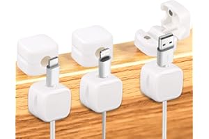 Set Di 6 Clip Magnetiche Per La Gestione Dei Cavi, Organizer Per Cavi Da Scrivania Regolabile Clip Autoadesive Per Cavi Adatte Per Cavi Di Ricarica Cavi Hdmi Cavi Audio Ufficio Nero 94522633