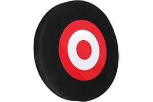 Topyond Bersaglio Mobile per Arco E Frecce, Bersaglio per Tiro con L'Arco Eva, Bersaglio per Tiro con L'Arco Mobile, Viene Fornito con 2 Fogli di Tiro(Nero Rosso)