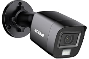 ANNKE 1080p HD-TVI Security Surveillance Camera for Home CCTV System, 2MP Bullet BNC Cams with Color Night Vision, IP67 Surveillance Weatherproof Add–on Wired Camera - E200