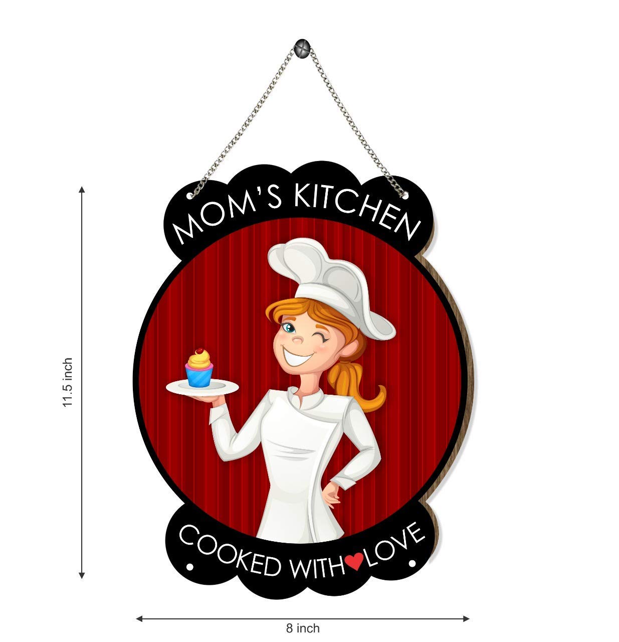 PRINTELLIGENT Funny Home Door Hanging (Multicolour, 8 x 12) - Image 4