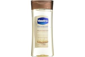Vaseline Olio gel rivitalizzante per il corpo al burro di cacao, flaconi da 6,8 once (confezione da 3)