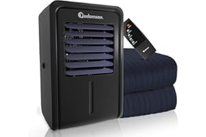 ‎ADAMSON Adamson B10 kühlende Matratzenauflage – Twin 190x100 cm – 100% Baumwolle – Kühlmatte Bett für ruhigen, erholsamen Schlaf – Ideal für heiße Schläfer – Energiesparendes Design