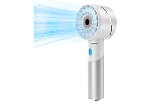 COZOME Ventilador de mano [16H Max] Portátil 7000 RPM 4 Niveles Alta Velocidad Ventilador personal, Aleación Mini USB Ventilador de Bolsillo para Olímpico/Exterior/Oficina/Hogar Hombre Mujer Regalo