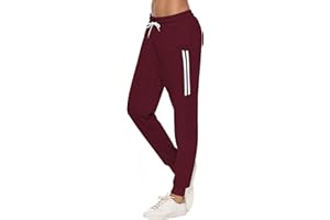 Sykooria Pantaloni Sportivi Donna Pantalone Tuta Donna Cotone Pantaloni Jogger Leggeri con Coulisse S-XXL