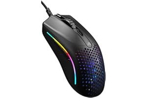 GLORIOUS PC GAMING RACE Glorious Model O 2 Mini mysz przewodowa - superlekka 49 g, czujnik optyczny 26k, Motion Sync, 80 mln kliknięć, 6 programowalnych przycisków, małe dłonie, FPS, MMO, MOBA, Battle Royale - Czarna