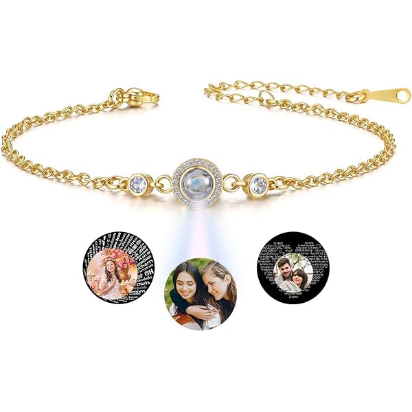 Edelstahl Armband Mit Fotoprojektion | Personalisie Produktbild-Vorschau 9