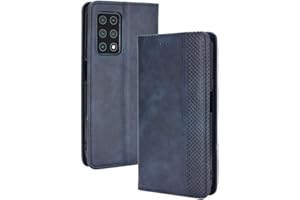 GOGME Case for CUBOT X30, Leather Wallet Folio with Card Slots & Kickstand, Blue (Thermoplastic Polyurethane, Faux Leather)