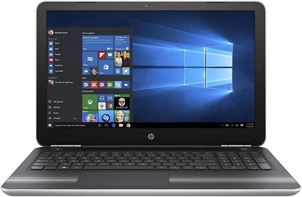 (Renewed) HP 15-AU624TX 2017 15.6-inch Laptop (Core i5/4GB/1TB/Windows 10 Home/Integrated Graphics), Silver