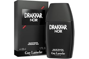 Guy Laroche Drakkar Noir Eau de Toilette, Perfume para Hombre, Fragancia Aromática y Amaderada para Hombre, Con Musgo, Pachuli y Bálsamo de Abeto, 50ml
