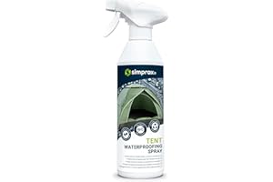 simprax® Spray impregnujący namiot, neutralny dla klimatu, spray impregnujący, Öko-TEX ECO-Passport, odporny na promieniowanie UV, biodegradowalny